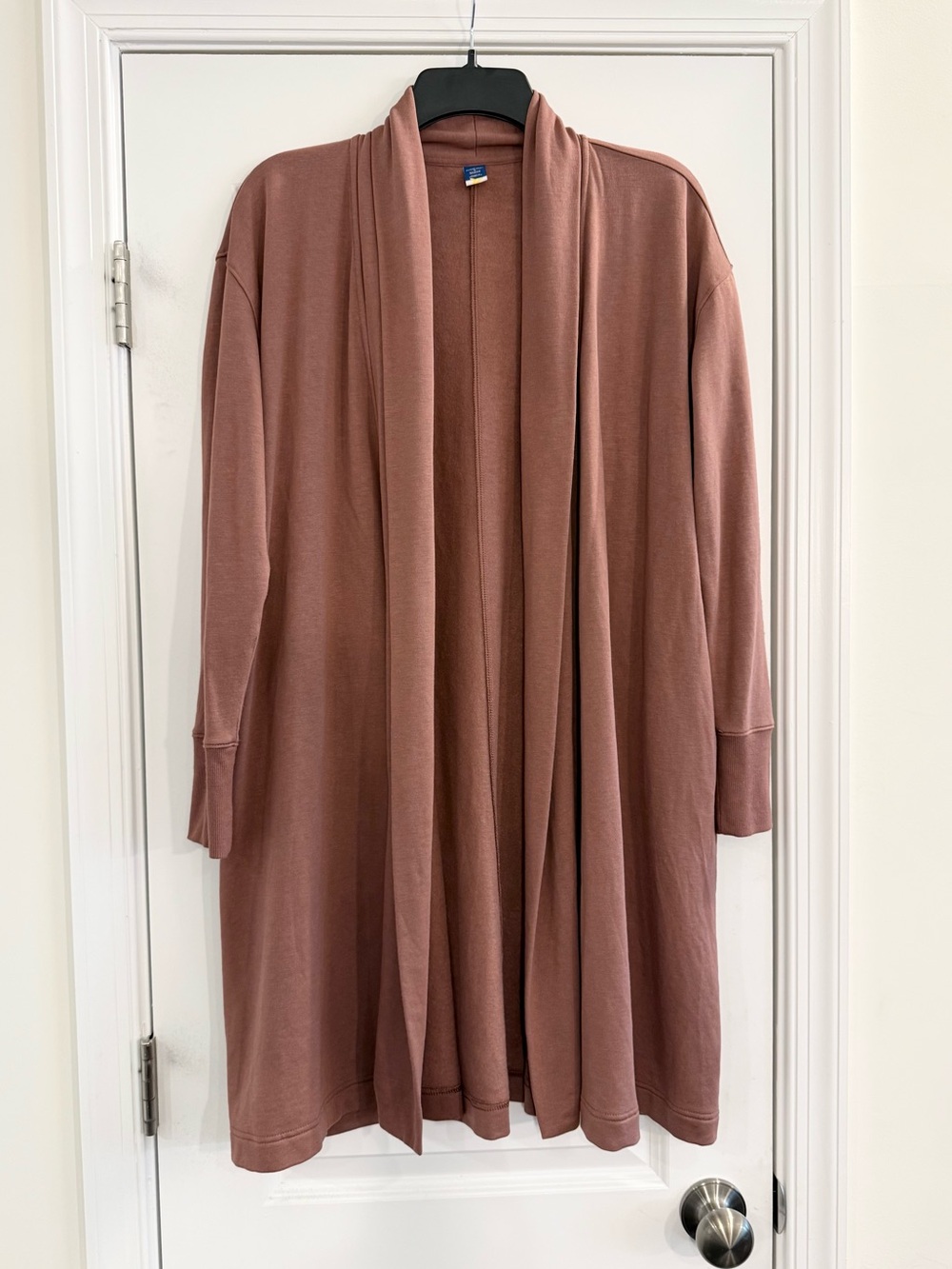 Old Navy Open Front Long Cardigan Women’s M French Terry Cozy Casual